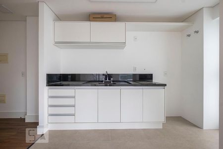 Sala - Cozinha de apartamento para alugar com 1 quarto, 55m² em Consolação, São Paulo