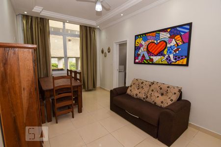 Sala de apartamento para alugar com 2 quartos, 63m² em Centro, Guarujá