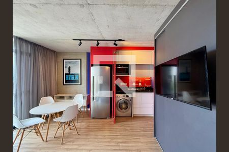 Studio de kitnet/studio para alugar com 1 quarto, 35m² em Santo Amaro, São Paulo