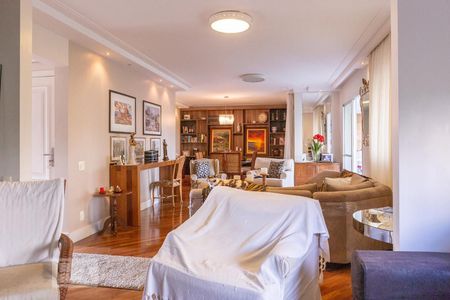 Sala de apartamento à venda com 3 quartos, 174m² em Vila Romana, São Paulo