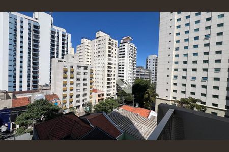 Vista da Sacada de apartamento à venda com 1 quarto, 43m² em Pinheiros, São Paulo