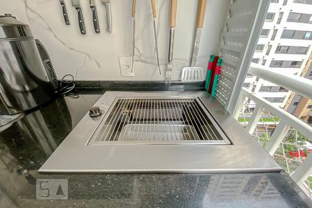 Detalhe Varanda de apartamento à venda com 2 quartos, 44m² em Brás, São Paulo