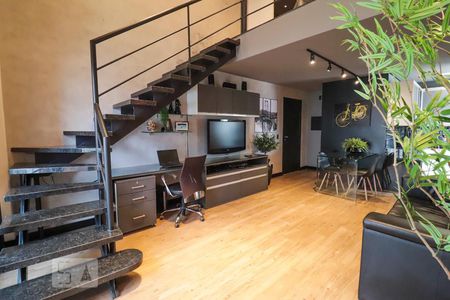 Sala de apartamento para alugar com 1 quarto, 64m² em Jardim Goiás, Goiânia