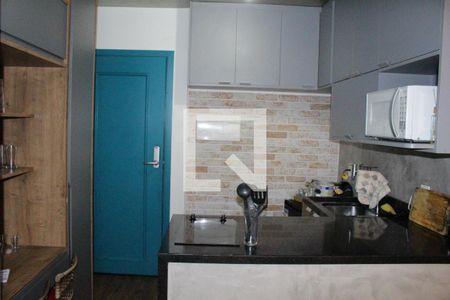 Sala/cozinha de kitnet/studio à venda com 1 quarto, 30m² em República, São Paulo