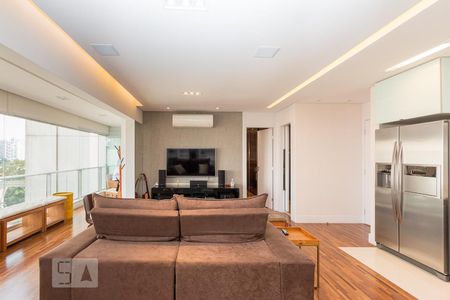 Sala de apartamento para alugar com 1 quarto, 69m² em Cidade Monções, São Paulo