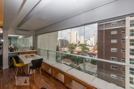 Sala de apartamento para alugar com 1 quarto, 69m² em Cidade Monções, São Paulo