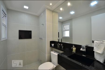 Banheiro de kitnet/studio à venda com 1 quarto, 42m² em Vila Monte Alegre, São Paulo
