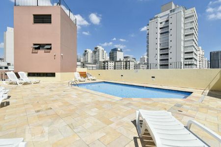 Studio para alugar com 30m², 1 quarto e 1 vagaPiscina