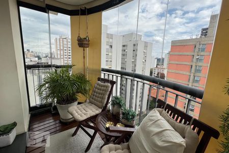 Varanda da Sala de apartamento à venda com 3 quartos, 220m² em Perdizes, São Paulo