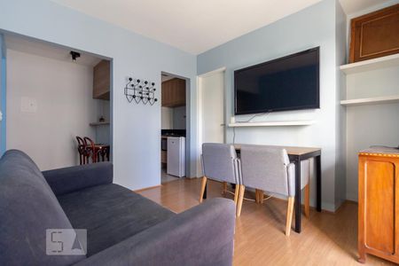 Sala de apartamento à venda com 1 quarto, 35m² em Morro dos Ingleses, São Paulo