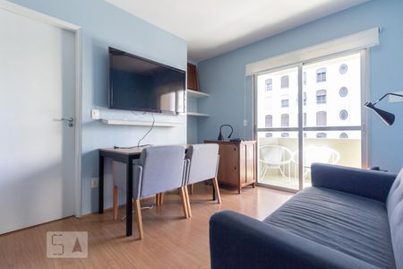 Sala de apartamento à venda com 1 quarto, 35m² em Morro dos Ingleses, São Paulo