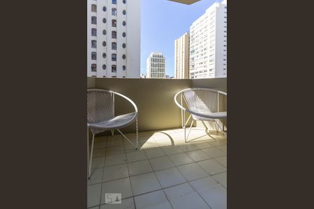 Varanda de apartamento à venda com 1 quarto, 35m² em Morro dos Ingleses, São Paulo