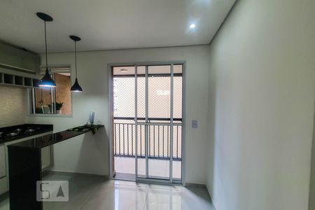 Sala de Estar/Cozinha de apartamento à venda com 1 quarto, 28m² em Sé, São Paulo