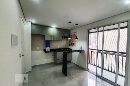 Sala de Estar/Cozinha de apartamento à venda com 1 quarto, 28m² em Sé, São Paulo