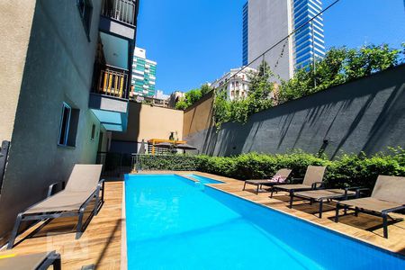 Apartamento para alugar com 28m², 1 quarto e sem vaga Apartamento para alugar com 28m², 1 quarto e sem vagaPiscina