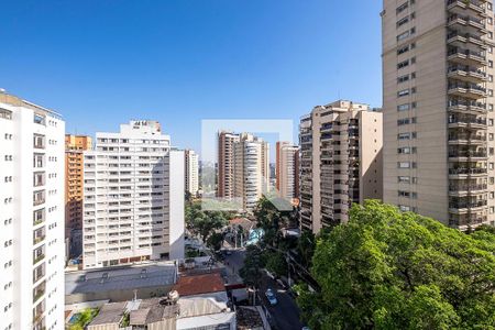 Sala - Varanda Vista de apartamento à venda com 1 quarto, 36m² em Paraíso, São Paulo