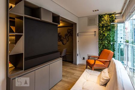 Varanda gourmet de apartamento para alugar com 1 quarto, 42m² em Consolação, São Paulo