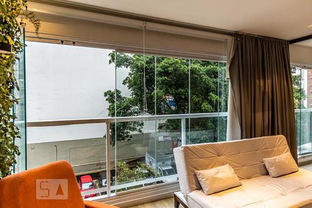 Varanda gourmet de apartamento para alugar com 1 quarto, 42m² em Consolação, São Paulo