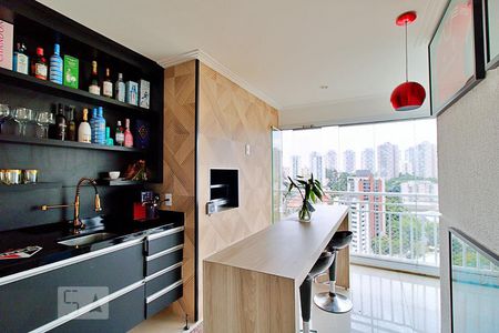 Varanda da Sala de apartamento à venda com 2 quartos, 80m² em Jardim Caboré, São Paulo