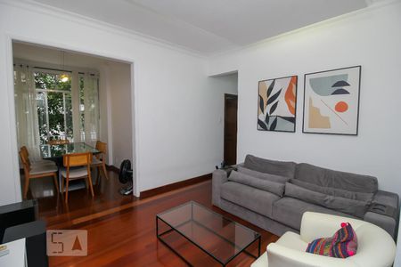 Sala de Estar de apartamento à venda com 2 quartos, 76m² em Flamengo, Rio de Janeiro
