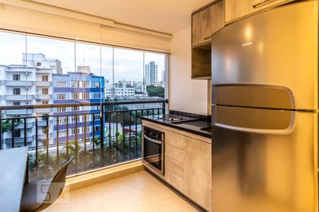 Cozinha de kitnet/studio para alugar com 1 quarto, 55m² em Campos Elíseos, São Paulo