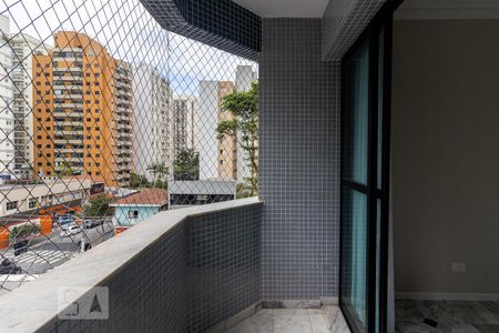 Varanda da Sala de apartamento para alugar com 1 quarto, 48m² em Indianópolis, São Paulo