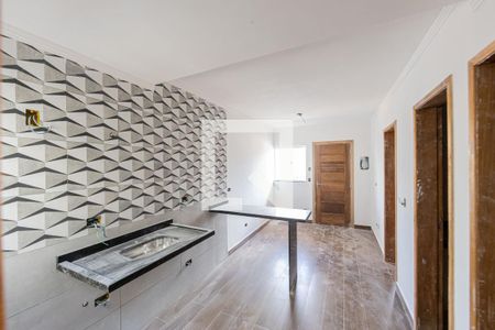 Sala e Cozinha de apartamento para alugar com 2 quartos, 41m² em Vila Antonina, São Paulo