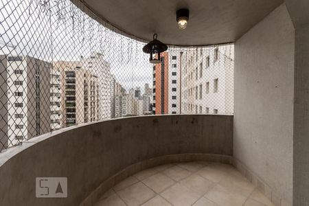 Varanda de apartamento para alugar com 3 quartos, 117m² em Moema, São Paulo