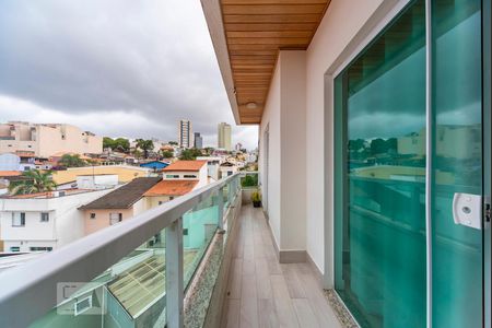 Varanda da Sala de apartamento para alugar com 2 quartos, 106m² em Jardim Paraíso, Santo André