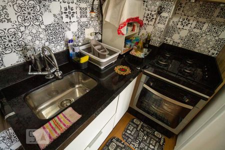 Cozinha  de apartamento à venda com 1 quarto, 35m² em Cambuci, São Paulo