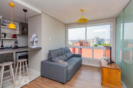 Sala  de apartamento para alugar com 1 quarto, 44m² em Petrópolis, Porto Alegre