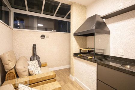 Apartamento à venda com 110m², 2 quartos e 1 vagaChurrasqueira