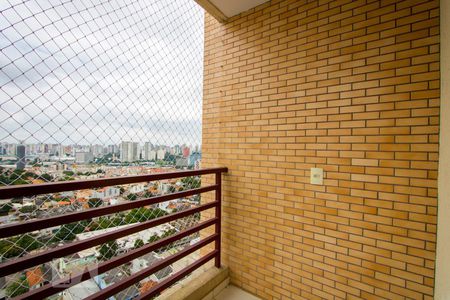 Varanda da sala de apartamento para alugar com 2 quartos, 55m² em Parque das Nações, Santo André