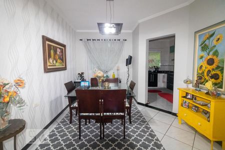 Sala de Jantar de casa à venda com 3 quartos, 116m² em Vila Humaita, Santo André