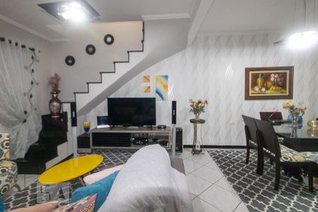 Sala de casa à venda com 3 quartos, 116m² em Vila Humaita, Santo André