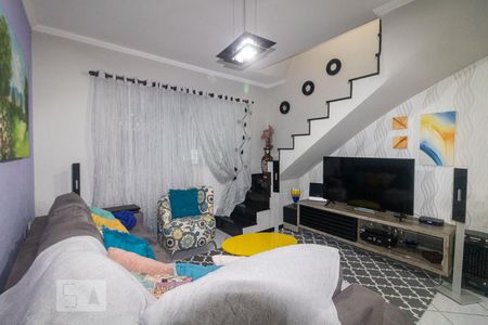 Sala de casa à venda com 3 quartos, 116m² em Vila Humaita, Santo André