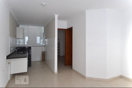 Sala e cozinha de kitnet/studio para alugar com 1 quarto, 28m² em Chácara Santo Antônio (zona Leste), São Paulo