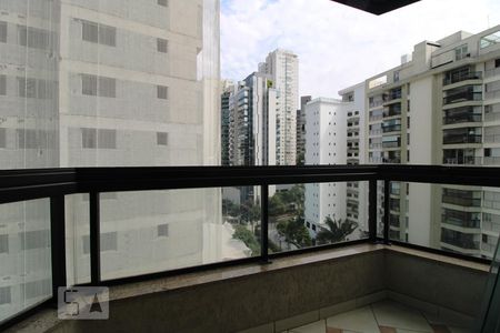 Varanda da sala1 de apartamento à venda com 1 quarto, 65m² em Campo Belo, São Paulo