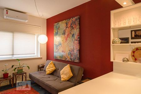 Sala de apartamento à venda com 1 quarto, 40m² em República, São Paulo