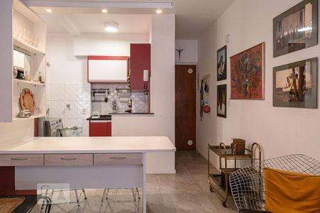 Sala de apartamento à venda com 1 quarto, 40m² em República, São Paulo