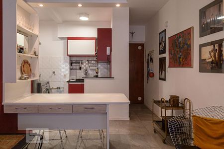 Sala de apartamento à venda com 1 quarto, 40m² em República, São Paulo