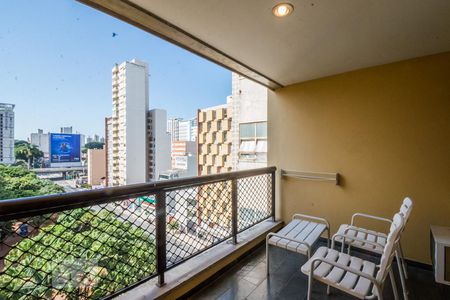 Varanda da Sala de apartamento à venda com 1 quarto, 46m² em Conceicao, Campinas