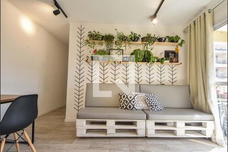 Sala de apartamento para alugar com 2 quartos, 49m² em Jardim Casablanca, São Paulo