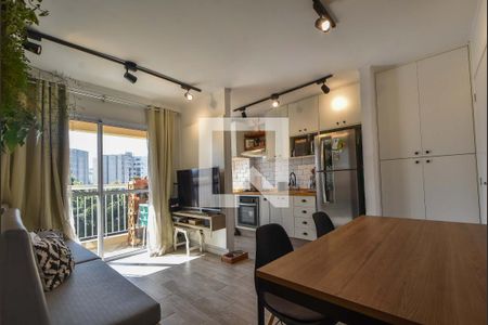Sala de apartamento para alugar com 2 quartos, 49m² em Jardim Casablanca, São Paulo