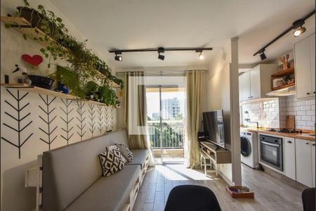 Sala de apartamento para alugar com 2 quartos, 49m² em Jardim Casablanca, São Paulo