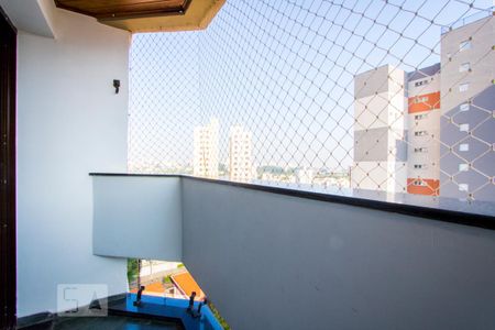 Varanda da sala e quarto 1 de apartamento para alugar com 3 quartos, 129m² em Parque das Nações, Santo André