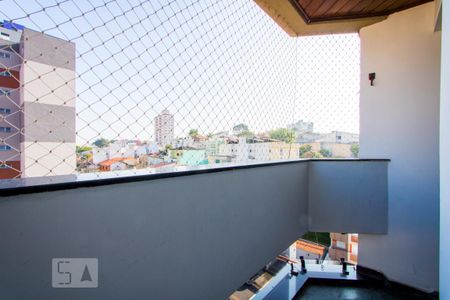 Varanda da sala e quarto 1 de apartamento para alugar com 3 quartos, 129m² em Parque das Nações, Santo André