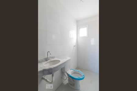 Banheiro da Suíte de apartamento à venda com 2 quartos, 57m² em Jardim Ocara, Santo André