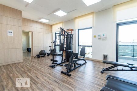 Studio para alugar com 39m², 1 quarto e 1 vaga Studio para alugar com 39m², 1 quarto e 1 vagaAcademia