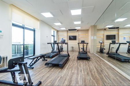 Studio para alugar com 39m², 1 quarto e 1 vaga Studio para alugar com 39m², 1 quarto e 1 vagaAcademia